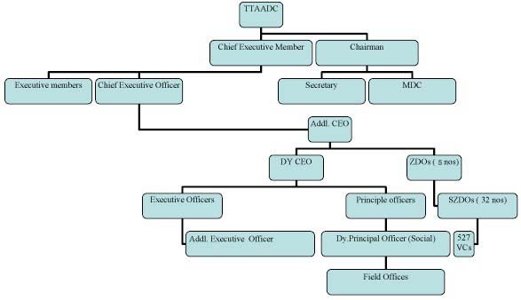 Organizational Chart of TTAADC