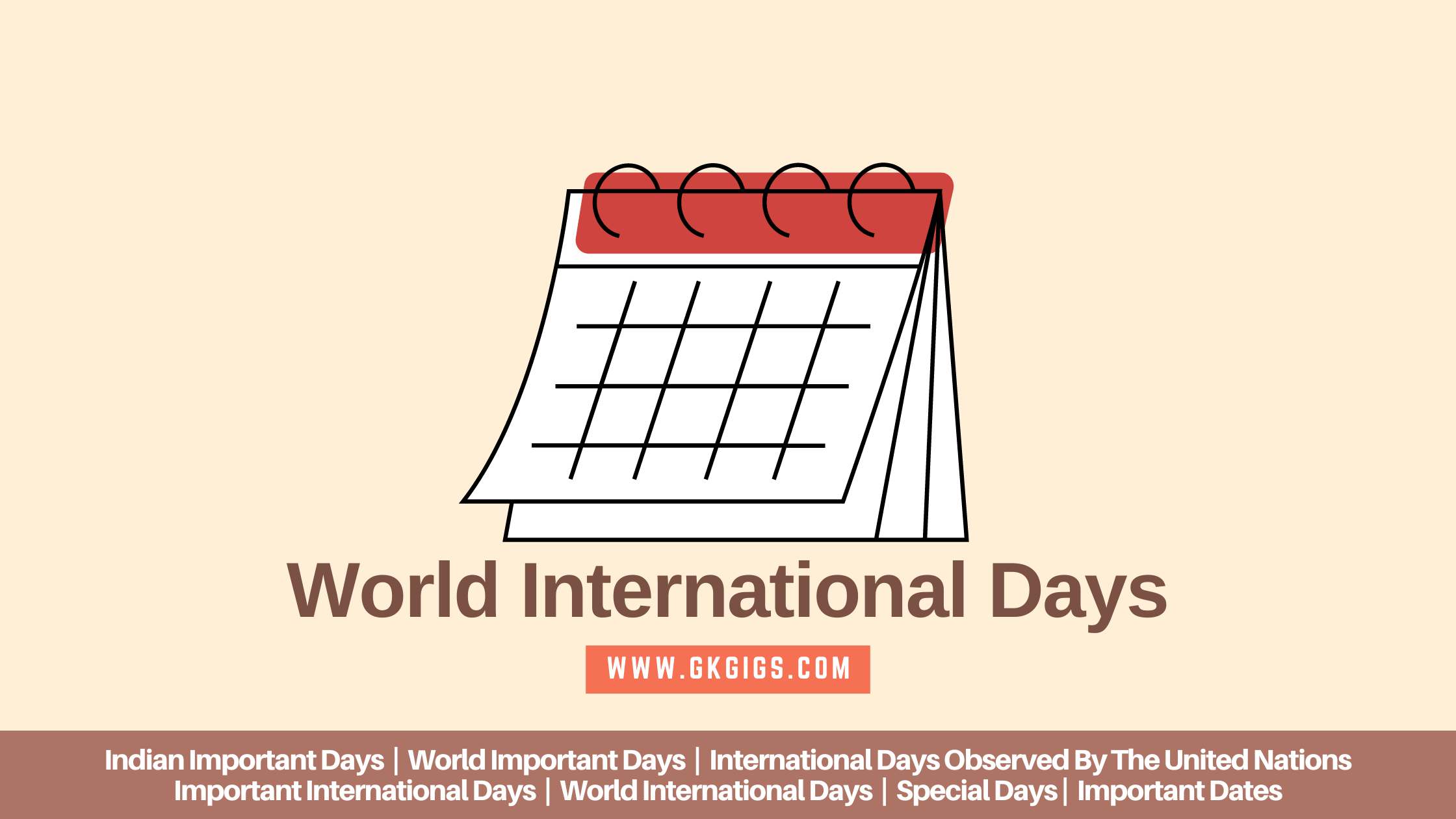 List Of Important World International Days (2024) GkGigs