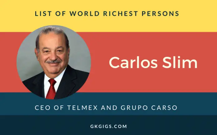 Top 10 Richest Person In The World