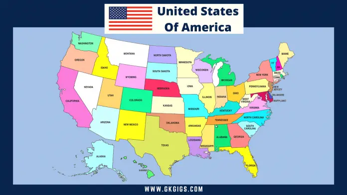 Usa Map States And Capitals List List Of Us States And Their Capitals In Alphabetical Order (Pdf) - Gkgigs