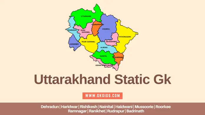 Uttarakhand Gk Questions And Answers