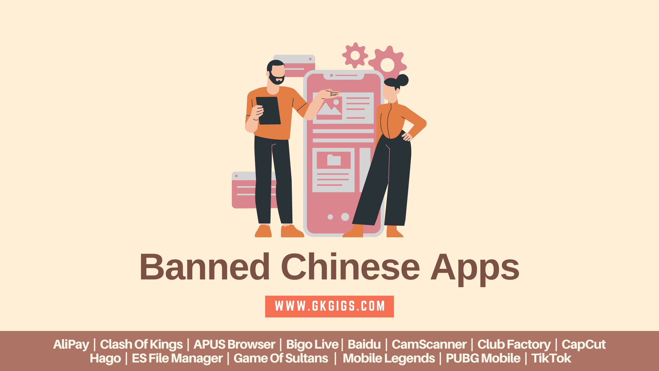 List Of Top 120+ Banned Chinese Apps In India - GkGigs