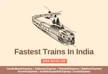 Fastest Trains In India