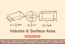 Volume And Surface Area Of Solids