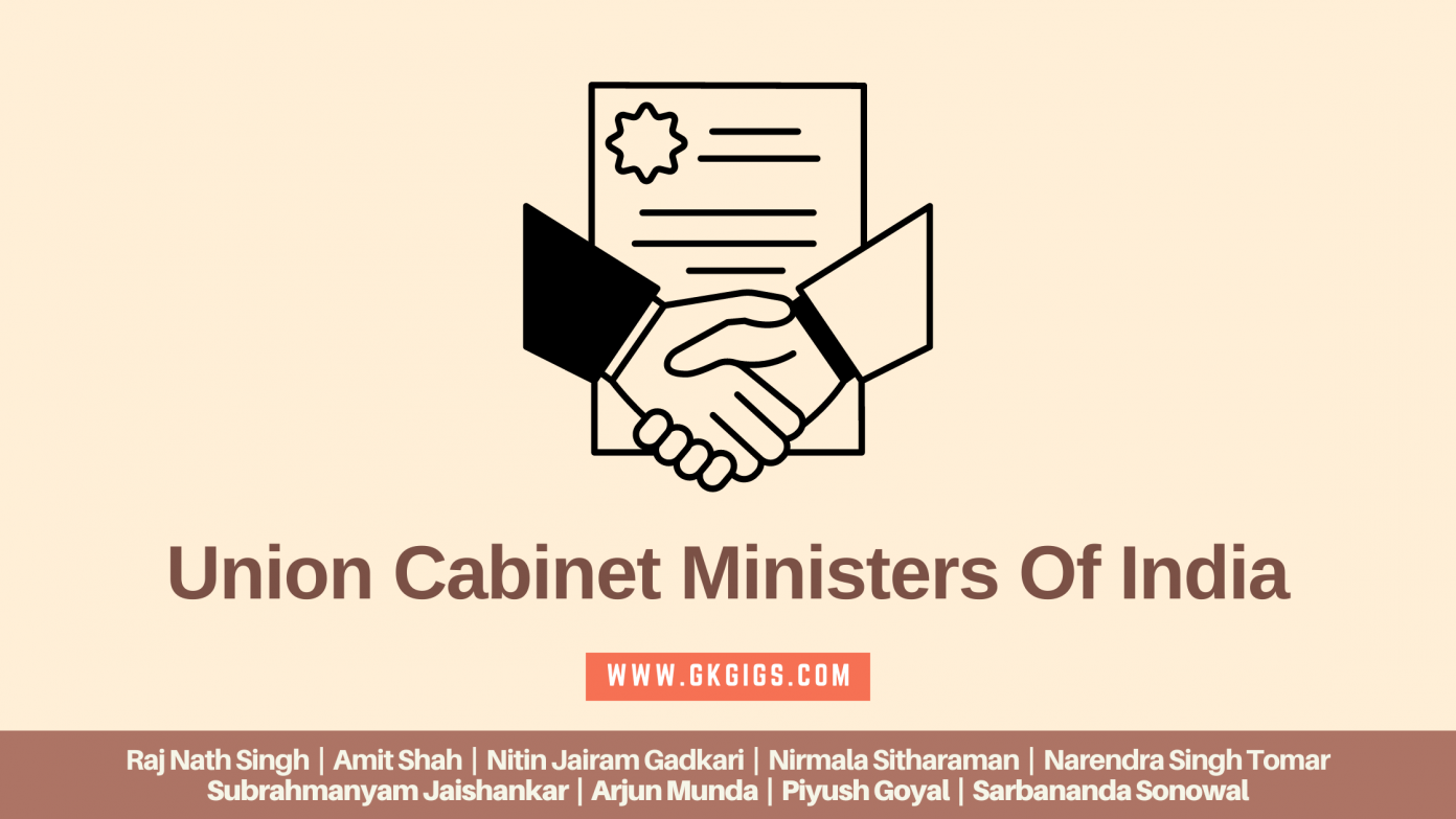 Union Ministers Of India With PDF (2024 June Updated)