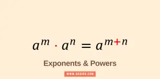 Exponents And Powers