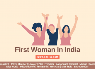 First Woman In India