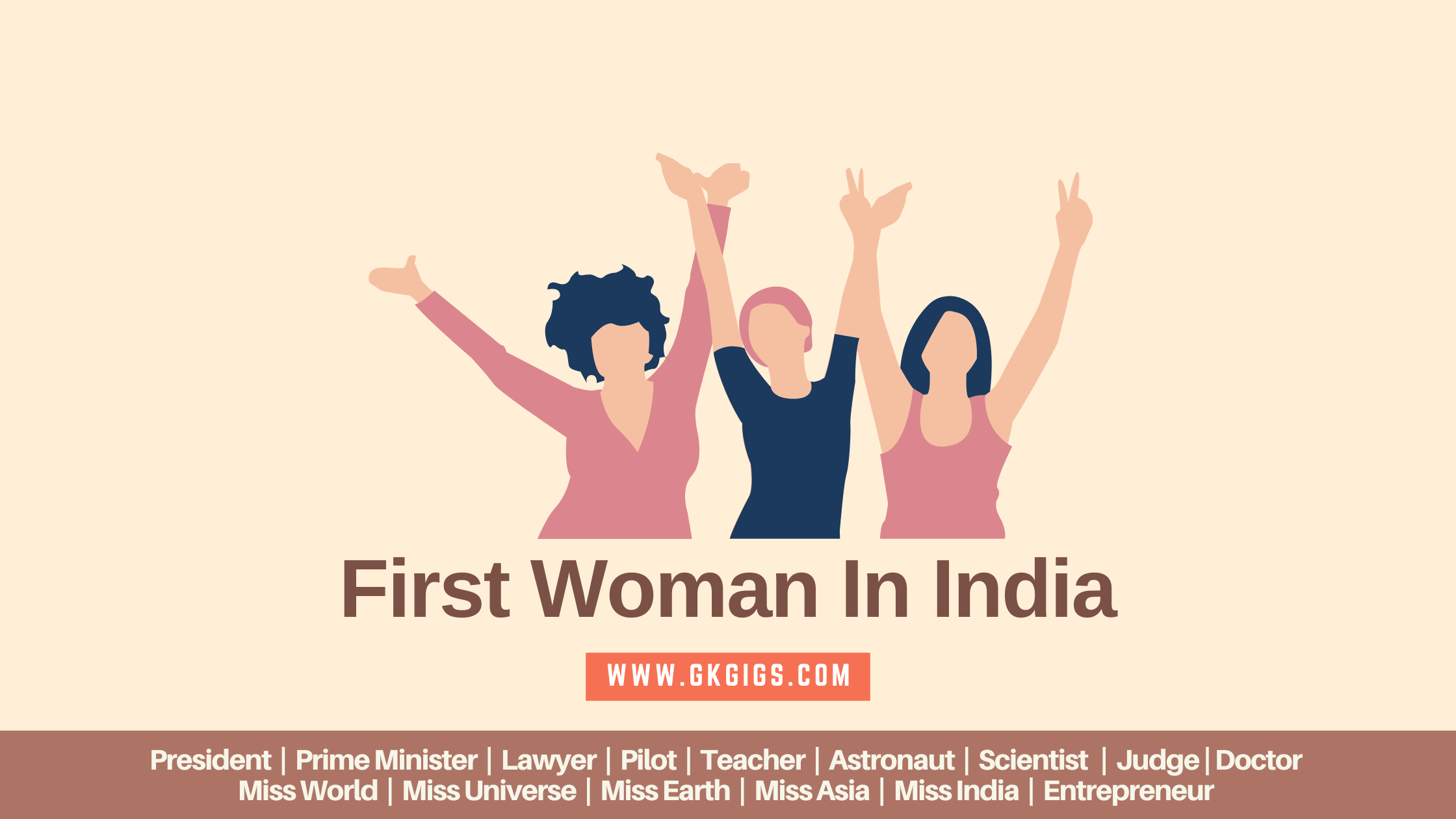 100+ List Of The First Woman In India (2025 Updated) - GkGigs