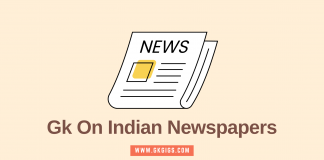 GK Questions And Answers On Indian Newspapers