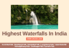 Highest Waterfall In India