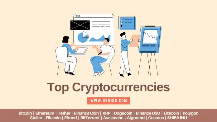 List Of Top Cryptocurrencies