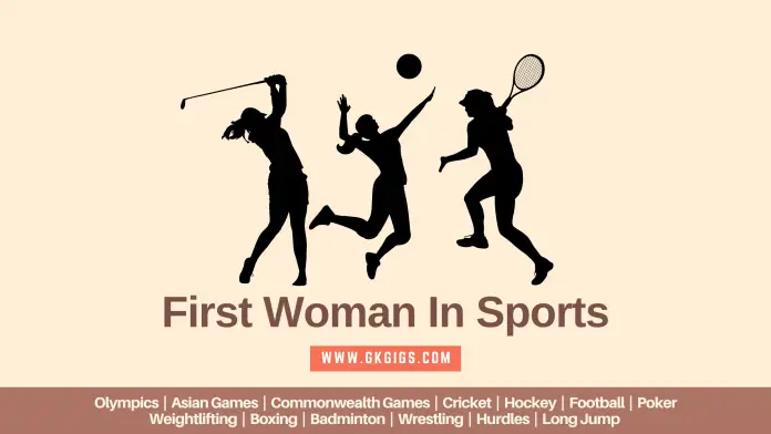 List of First Woman In Sports