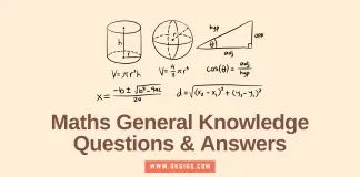 Maths General Knowledge Questions And Answers