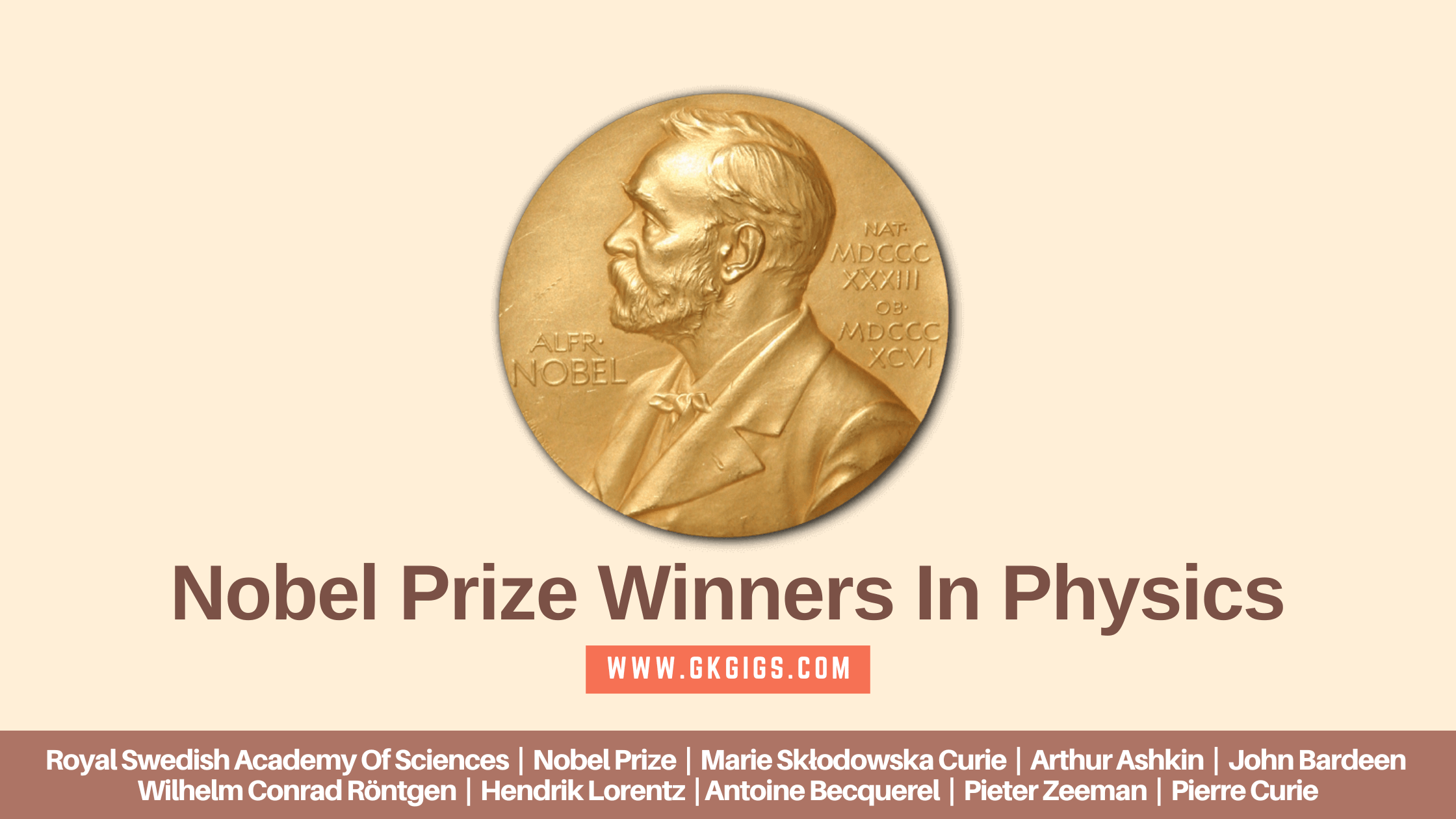 List Of All Nobel Prize Winners In Physics 2023 Updated GkGigs