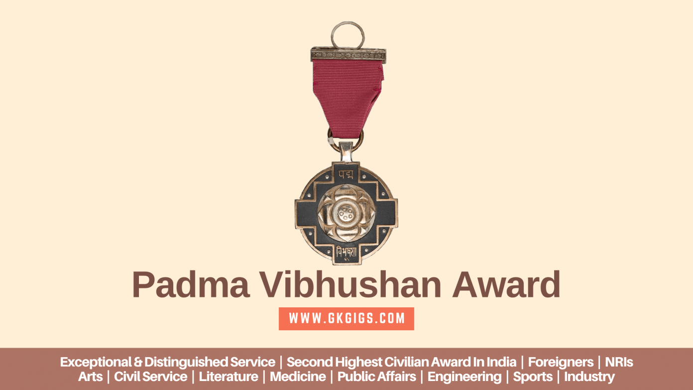 List Of Padma Vibhushan Award Recipients (19542024) GkGigs
