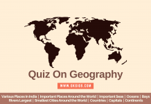 Geography Of India And The World