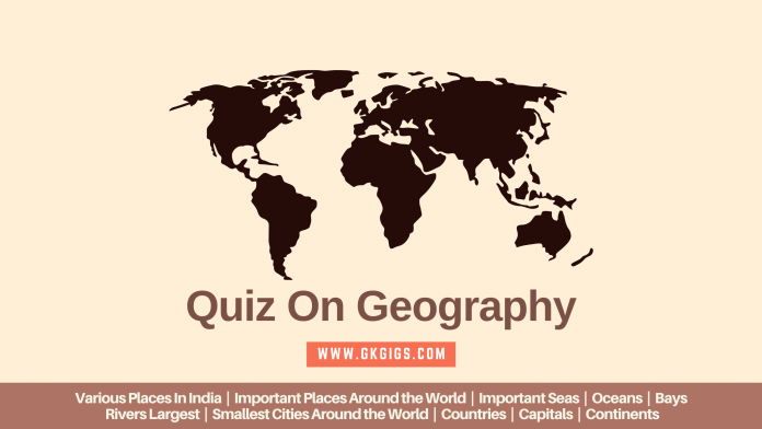 Geography Of India And The World