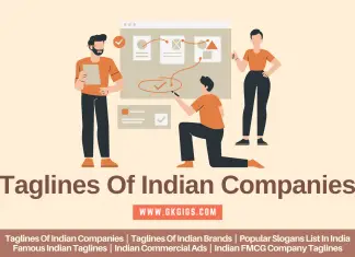 Taglines Of Indian Companies