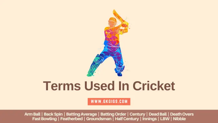 Terms Used In Cricket