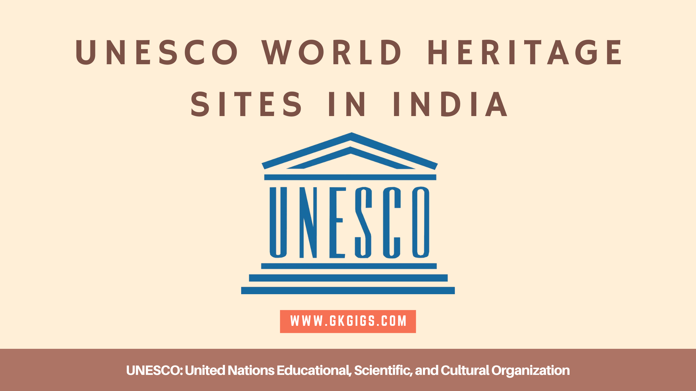 UNESCO World Heritage Sites In India (40 Unique Sites) - GkGigs