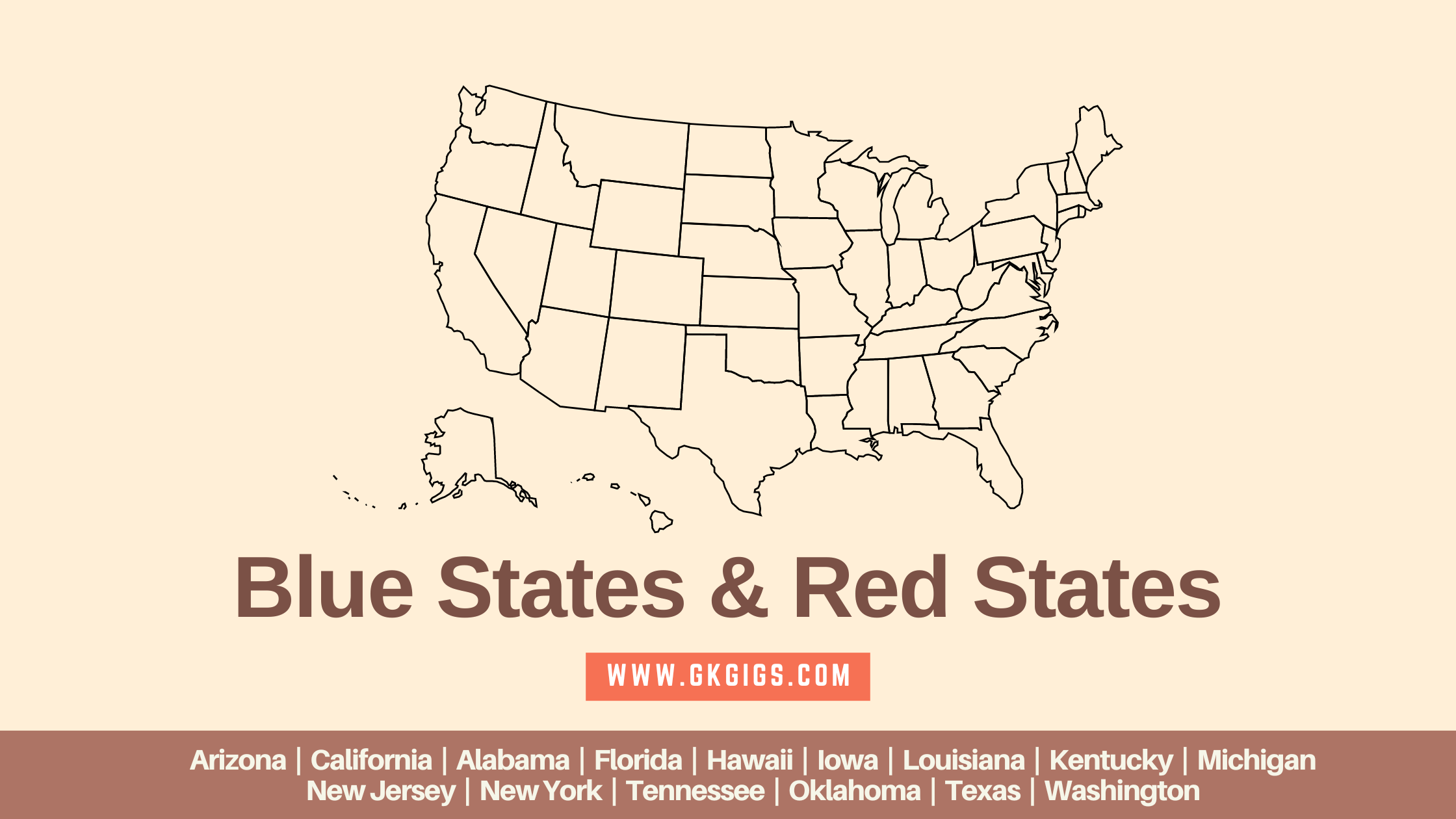 List Of Blue States And Red States In The United States (2024)