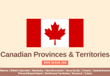 Canadian Provinces And Territories