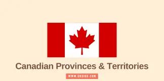 Canadian Provinces And Territories