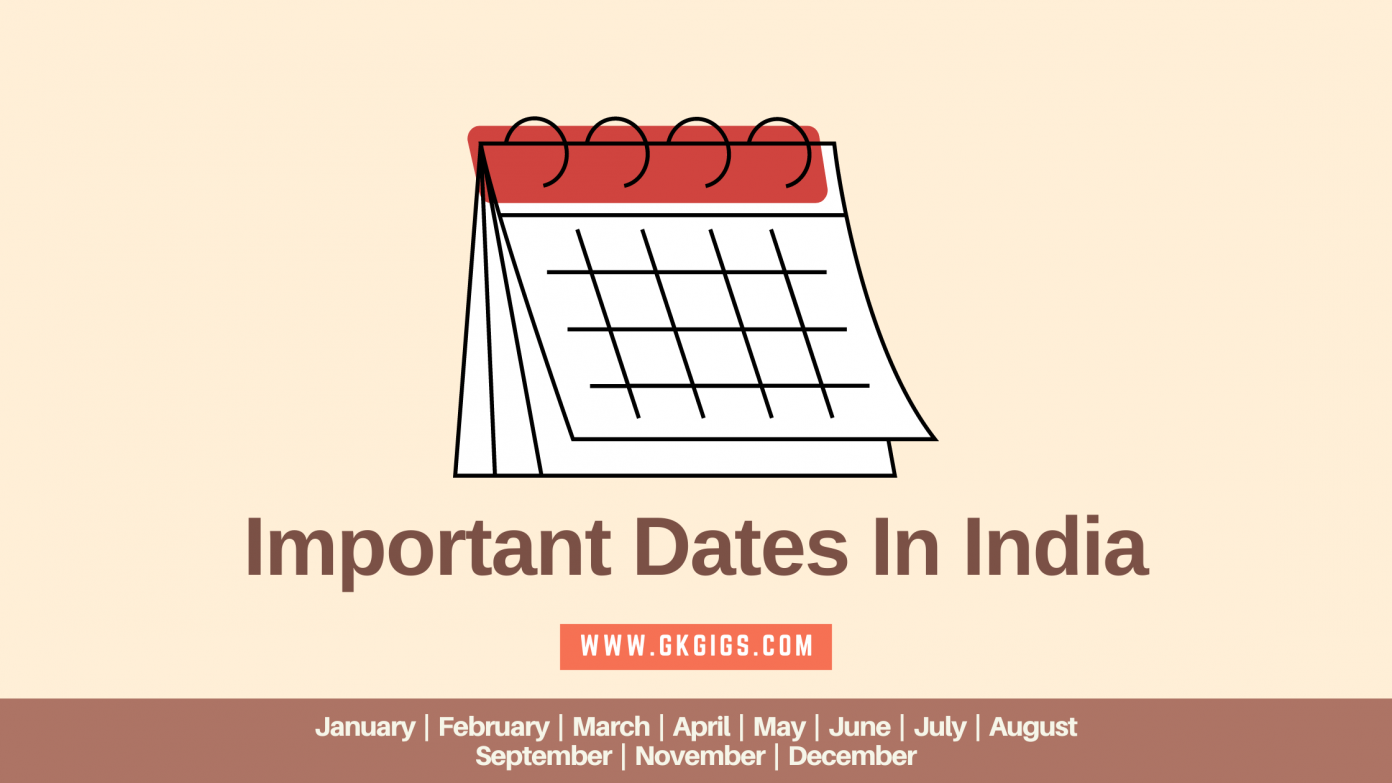 List Of Important Days And Dates In India (2024) GkGigs