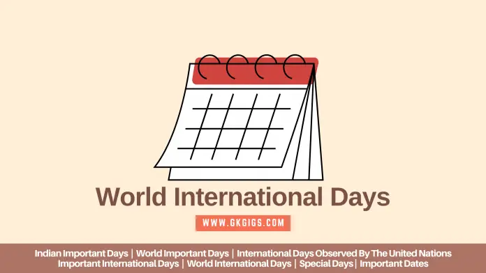 Important World International Days