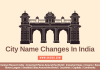 City Name Changes In India