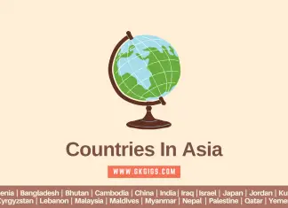 List Of Countries In Asia