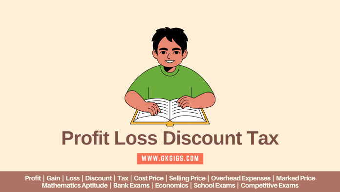 Profit Loss Discount Tax