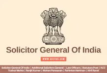 Solicitor General Of India