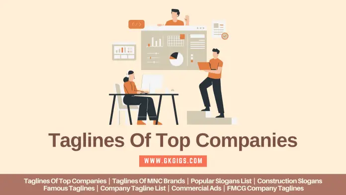 Top Companies And Their Taglines