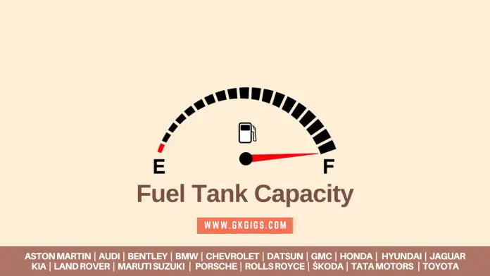 Fuel Tank Capacity