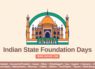 Indian State Foundation Day