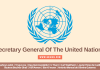 Secretary General United Nations