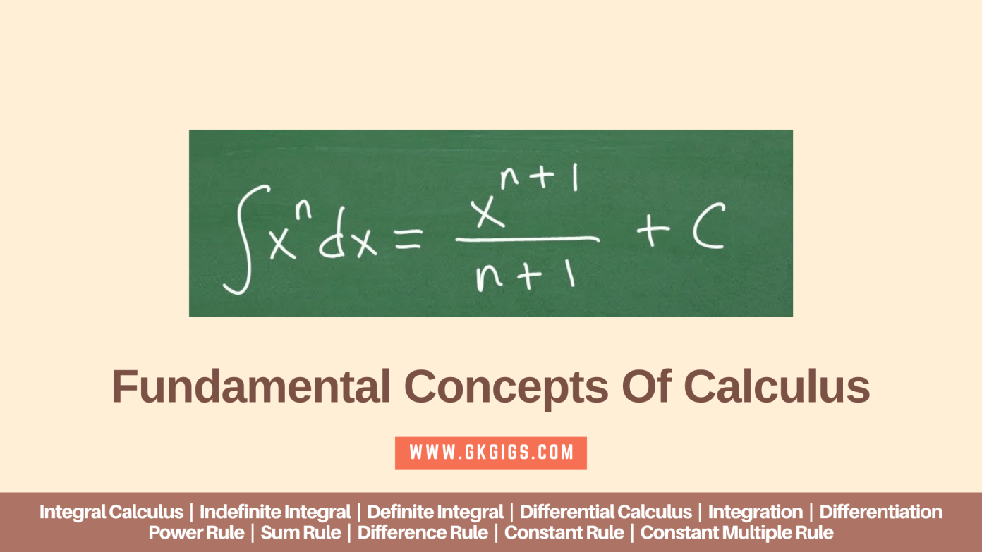 Fundamental Concepts Of Calculus: Types & Calculations - GkGigs