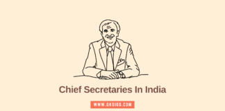 List Of Chief Secretaries In India